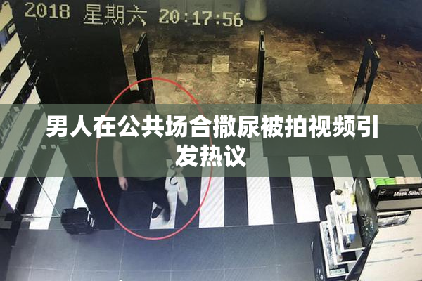男人在公共场合撒尿被拍视频引发热议