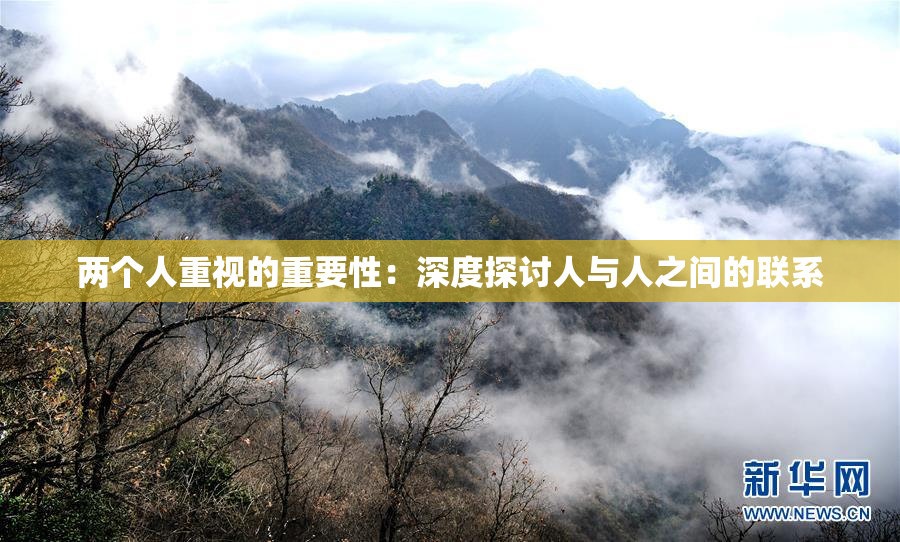 两个人重视的重要性：深度探讨人与人之间的联系