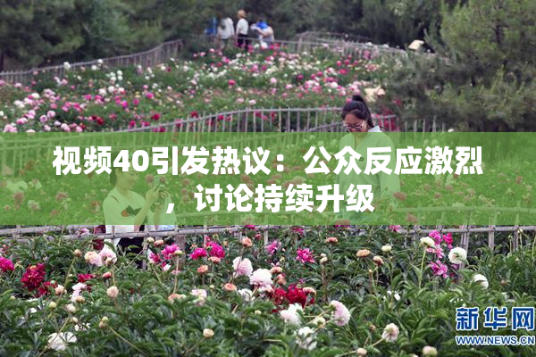 视频40引发热议：公众反应激烈，讨论持续升级