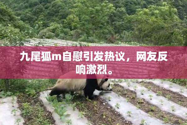 九尾狐m自慰引发热议，网友反响激烈。
