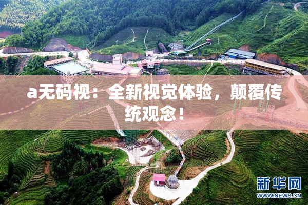 a无码视：全新视觉体验，颠覆传统观念！
