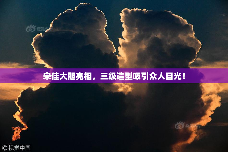 宋佳大胆亮相，三级造型吸引众人目光！
