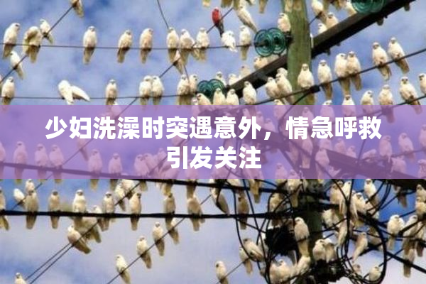 少妇洗澡时突遇意外，情急呼救引发关注