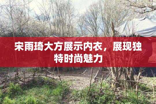 宋雨琦大方展示内衣，展现独特时尚魅力