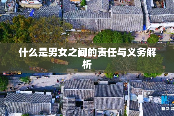 什么是男女之间的责任与义务解析