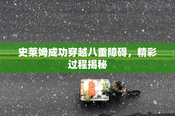 史莱姆成功穿越八重障碍，精彩过程揭秘