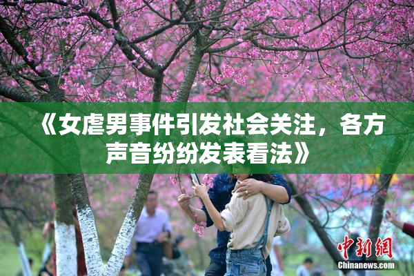 《女虐男事件引发社会关注，各方声音纷纷发表看法》