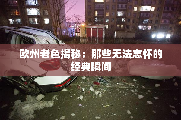 欧州老色揭秘：那些无法忘怀的经典瞬间