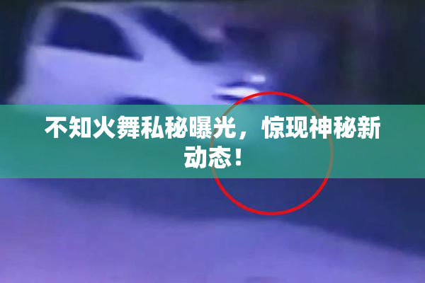 不知火舞私秘曝光，惊现神秘新动态！