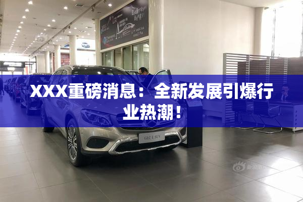 XXX重磅消息：全新发展引爆行业热潮！