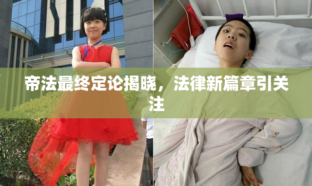 帝法最终定论揭晓，法律新篇章引关注