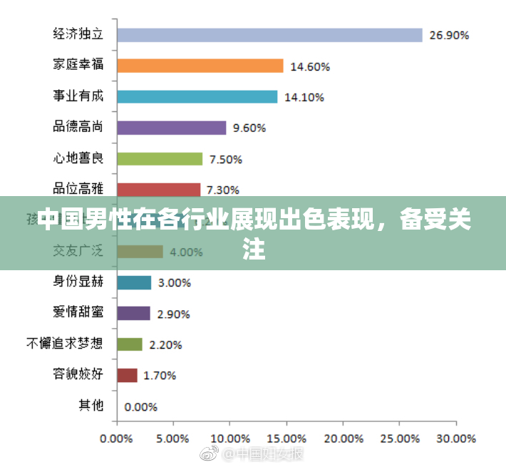 中国男性在各行业展现出色表现，备受关注