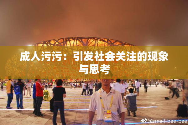 成人污污：引发社会关注的现象与思考