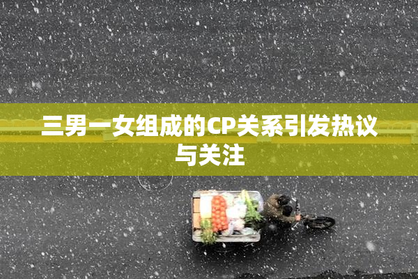 三男一女组成的CP关系引发热议与关注