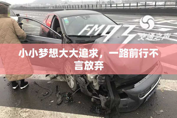 小小梦想大大追求，一路前行不言放弃