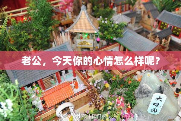 老公，今天你的心情怎么样呢？