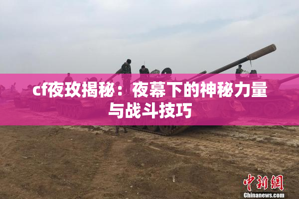 cf夜玫揭秘：夜幕下的神秘力量与战斗技巧