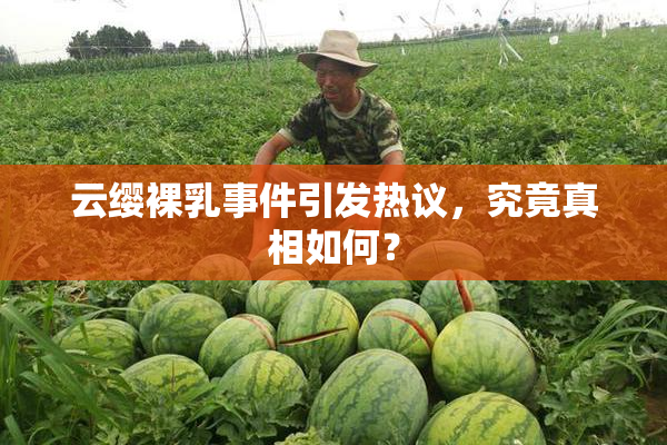 云缨裸乳事件引发热议，究竟真相如何？