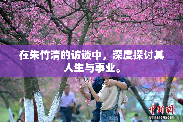在朱竹清的访谈中，深度探讨其人生与事业。