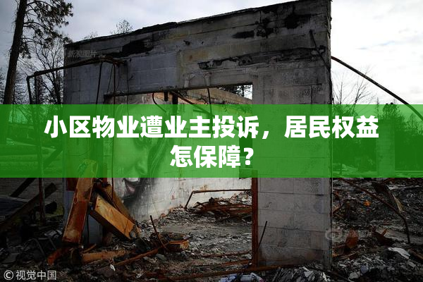 小区物业遭业主投诉，居民权益怎保障？