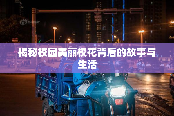 揭秘校园美丽校花背后的故事与生活