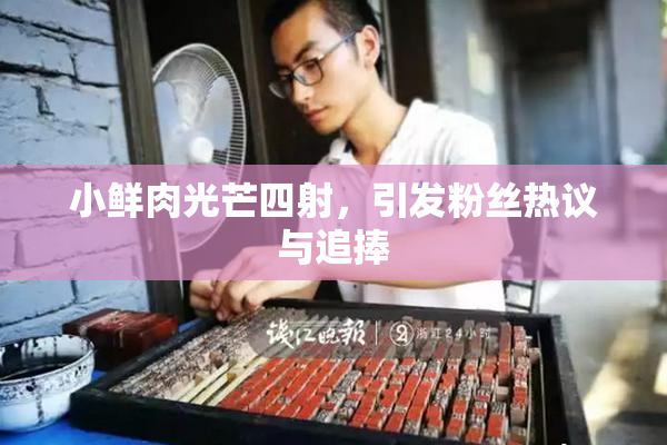 小鲜肉光芒四射，引发粉丝热议与追捧