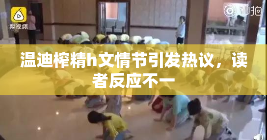 温迪榨精h文情节引发热议，读者反应不一