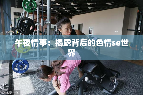 午夜情事：揭露背后的色情se世界