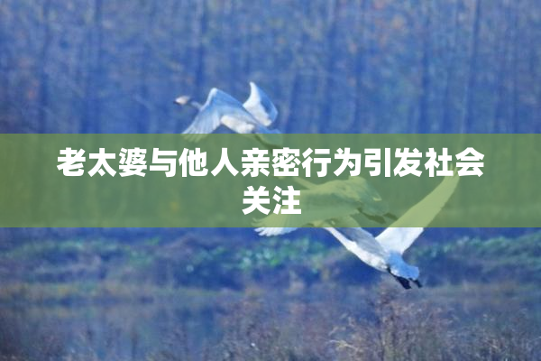 老太婆与他人亲密行为引发社会关注