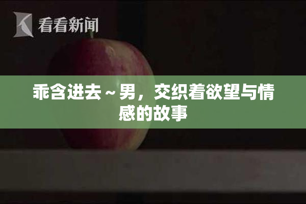 乖含进去～男，交织着欲望与情感的故事
