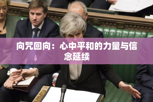 向咒回向：心中平和的力量与信念延续