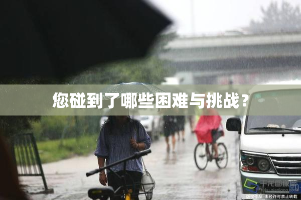 您碰到了哪些困难与挑战？