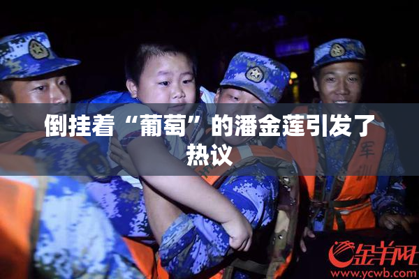 倒挂着“葡萄”的潘金莲引发了热议