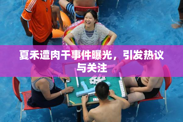 夏禾遭肉干事件曝光，引发热议与关注