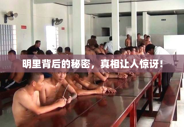 明里背后的秘密，真相让人惊讶！