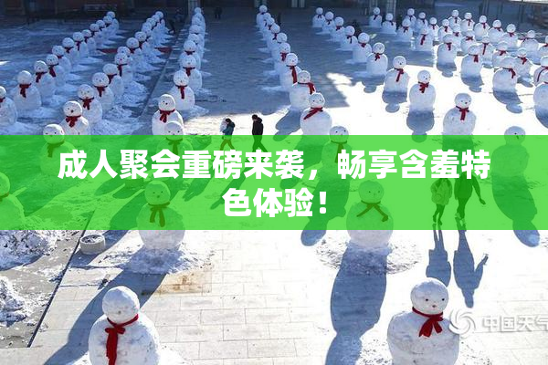 成人聚会重磅来袭，畅享含羞特色体验！