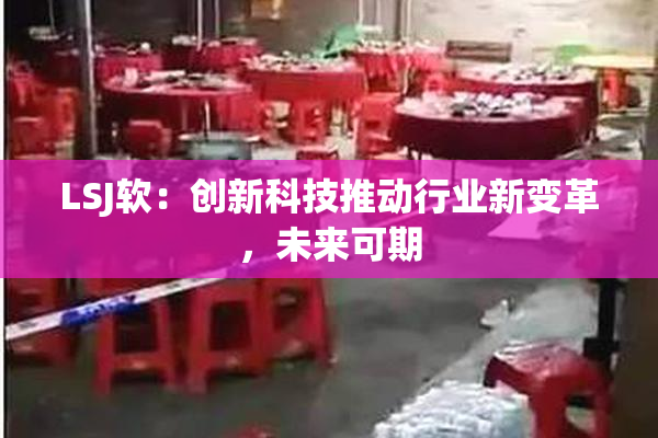 LSJ软：创新科技推动行业新变革，未来可期