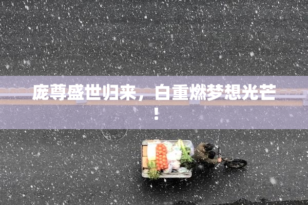 庞尊盛世归来，白重燃梦想光芒！