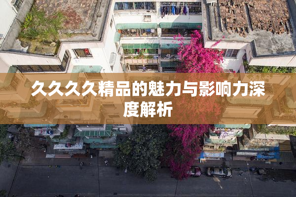 久久久久精品的魅力与影响力深度解析