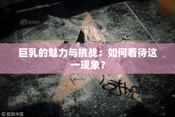巨乳的魅力与挑战：如何看待这一现象？