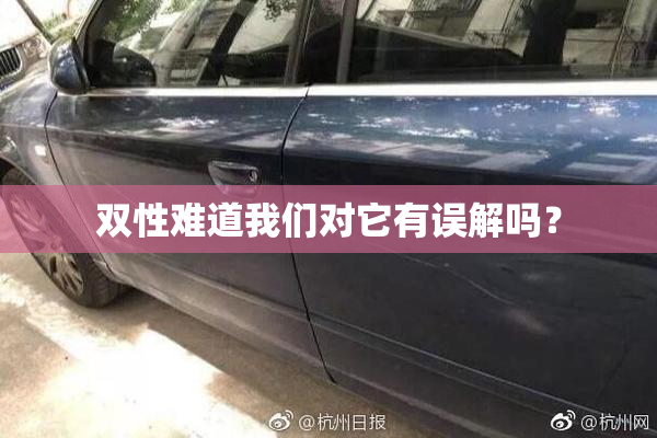 双性难道我们对它有误解吗？