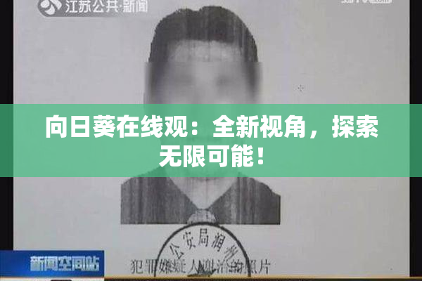 向日葵在线观：全新视角，探索无限可能！