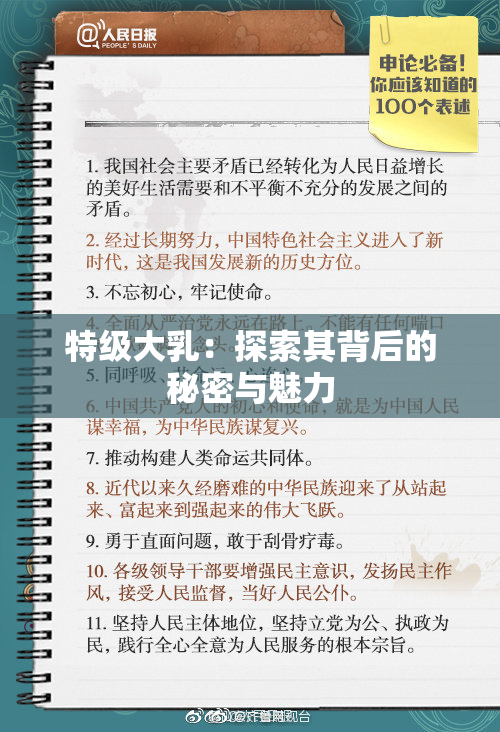 特级大乳：探索其背后的秘密与魅力
