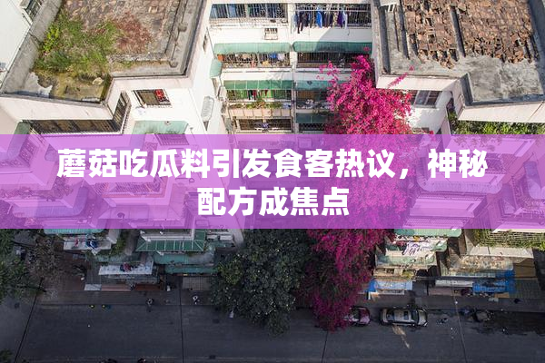 蘑菇吃瓜料引发食客热议，神秘配方成焦点