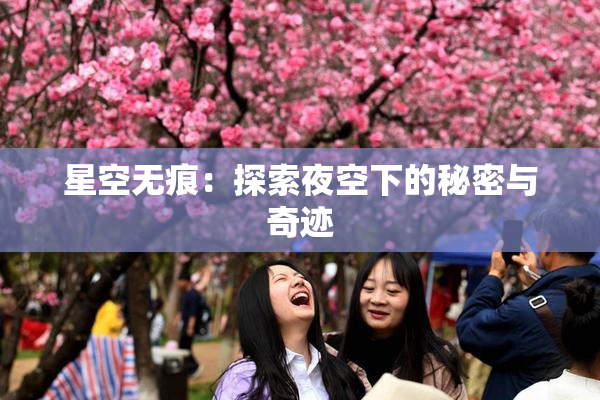 星空无痕：探索夜空下的秘密与奇迹
