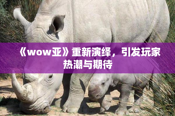 《wow亚》重新演绎，引发玩家热潮与期待
