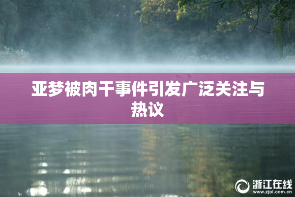 亚梦被肉干事件引发广泛关注与热议
