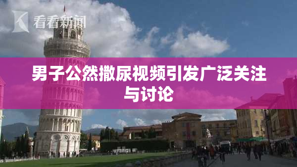 男子公然撒尿视频引发广泛关注与讨论