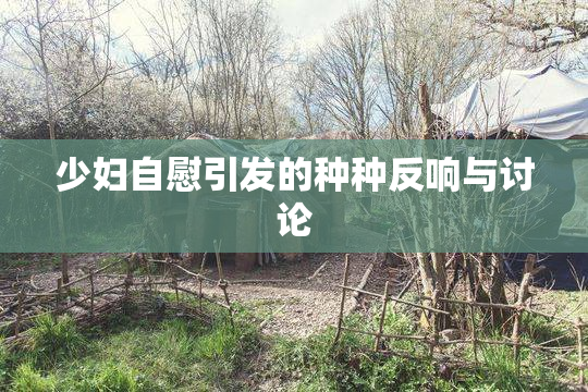 少妇自慰引发的种种反响与讨论