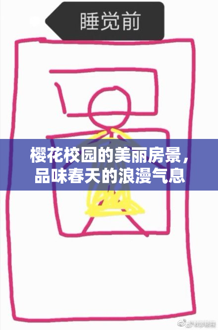 樱花校园的美丽房景，品味春天的浪漫气息